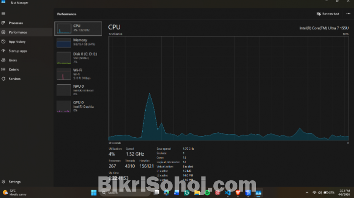 HP Envy x360 FE100 Ultra 7 155U 14th gen (Ultrabook)